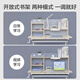 JD.com Kinderstudientisch und Stuhl Set Massivholz Liftschreiber Schreibtisch Grund- und Sekundarschüler Schreibtischstuhl 15 cm nach hinten 1m Blau jagen