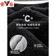 Yalu-Paar Pyjamas für Frauen im Winter plus Samt verdickte 2024 Neue dreischichtige Baumwollwäsche Schwarze Koralle Velvet Herren Hauskleidung Winter 9207 Kaffee L (170)