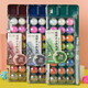 Little Carney ensemble de peinture aquarelle à pigments solides peinture à l'aquarelle art peinture à la gouache solide étudiants débutants 9929-12 couleurs (une boîte)
