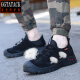 Ggtatack Brand Light Luxury Men's y Women's Labor Protection Zapatos zapatos Aislados Aislables, Anti-Smashing, Zapatos de Seguridad Anti-Punta