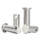 Jinchao 304 stainless steel pin flat head with hole cylindrical pin positioning pin M3M4M5M6M8M10-M20 M8*40 (5 sets)