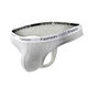 Xushansi Omiya Men's thong low waist Sports underwear Tight hollow T-pants Youth men's U-convex personality underwear Three white + royal blue + black M 1 foot 8-2 foot 1