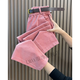 LMAY Beauty-basierte Frauen-Kleidung Studio Herbst und Winter Solid Color Cordhosen für Frauen lässig HAREM HOBS hohe Taille Lose Vater Hosen Grün 9925 M 80-105