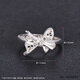 Kaibaolou Pt950 platinum ring for women, bow live platinum ring for women, every moment 3.96g 1#
