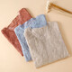Vêtements d'été de coton zimu 2023 pour femmes, littéraire, polyvalent, lâche, rétro et à la mode, chemise à manches courtes, 6296 bleu M (recommandé 95-115 Jin [Jin est égal à 0,5 kg]))