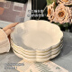 Xibai Shenggao Beauty Ceramic Bowl para el tazón de tazón de vegetales Tazón de sopa de doble oreja con tazones y chocas de tazones