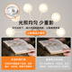 Sanxiong Aurora Creme Style Wohnzimmer Kronleuchter Haus Atmosphäre Einfache moderne französische Highlight Volles Spektrum Augenschutz Restaurant Hauptbeleuchtung CX967 + 10 Kopffarbe