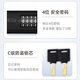 虎顿（HOTUN）玻璃门锁 密码锁 抗剪u形门锁双开办公室商铺门密码钥匙锁 701A
