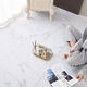 Thickened self-adhesive flooring cement floor leather direct flooring waterproof floor tiles sticker household wear-resistant floor mat 6627 stone pattern wear-resistant 60*60/piece