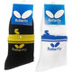 Butterfly socks Table Tennis socks mid-tube sports thickened towel bottom pure cotton wear-resistant sweat-absorbing competition training for women's socks 35-40 sizes (thick model) 2 pairs