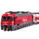Zhiai Dongfeng Green Locomotive Моделирование сплав сплав Гармония высокоскоростной железной дорогой игрушечный автомобиль модель мальчика для детей Harmony Locomotive_red
