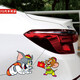 
PS cartoon car stickers scratches block waterproof electric car personalized decoration body scratches cat and mouse fuel tank car stickers cat and mouse model B/TY826-New