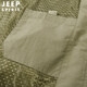 
Jeep (JEEP) vest men's autumn and winter outdoor leisure double-sided multi-pocket workwear vest loose stand collar men's fishing horse clip thin model 9898 khaki (spring and autumn) 2XL (recommended 145-160 Jin [Jin equals 0.5 kg])
