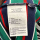 
Nike striped short-sleeved T-shirt in summer new sportswear loose casual breathable lapel POLO shirt top FN3897-410 blue and green stripes L