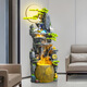 
DR-FLVVS Feng Shui Ornaments Flowing Water Huge Large Rockery Fountain Wheel Living Room Office Alpine Circulation Water Humidifier Open 9928 Small [111cm Height]