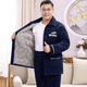 Suiyue Pajamas Hiver pour hommes épaissis épaissis en velours de coton à trois couches Coral Velvet Velvet Home Clothing Set pour les personnes d'âge moyen et les personnes âgées N9930 Café M Velvet de lait amélioré 3xl Code (165-195jin [Jin est égal à 0,5 kg]))