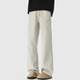 
FOG SKY casual pants for men's autumn drooping and slightly flared pants for trendy loose American diagonal pants for men's wide-leg outdoor straight pants YY-1105 m white regular S (recommended 95-105Jin [Jin equals 0.5 kg])