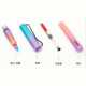 Rotten Pen Tip 2 Pack Pen 757a para estudiantes de la escuela primaria y secundaria de los dibujos animados para principiantes masculinos y femeninos que practican la caligrafía con tinta fina de tinta de tinta con tinta de doble propósito, gris dorado de pluma dorada de lápiz, 2 paquete oscuro 0.38 (50 saqueos de tinta azul y negro)