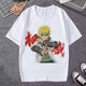 Naruto T-Shirt Amatras Naruto Sasuke Emoticon Pack lustiger Teenager halbärmeliger Sommer [Weiß kurzärmelig] Naruto 4 Einzelgröße Kinderkleidung 160 Empfohlene Höhe 148-15885