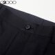 G2000 Men's Black Business Suit Pants Four Seasons Loose Standard Edition Work Straight Suit Pants 00051020 Black/9934/175