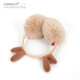 Chenghu Snail Winter Winter warmes Ohr süßes Geweih Ohrdecke Stirnband Ohrdecke Plüsch Ohr Cover Ohrhörer -Ohrhörer Weihnachtsgeschenk Khaki Antlers Style Erwachsener pro Größe