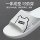 Anshangfen sandals and slippers for men indoor and outdoor simple fashion comfortable soft bottom couple non-slip bathroom large size slippers women black 42-43 suitable for 41-42