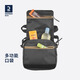 Decathlon City Light Outdoor Waist Bag Mobile Crossbody Bag Card Bag Close-fitting Light Hiking Bag Obsidian Black 16cm Height*18cm Width*4cm Thick
