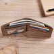 Mashalanti Sanyuan Lipi Herren Brieftasche Trendy Short Wallet Multi-Card Multifunktionskartenpack Jungen Geburtstag Geschenk für Freund Kaffee Neue Modestil