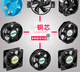 悦常盛轴流风机220v高速380V散热风扇工业强力排气扇机柜小型排风扇 12038/380V滚珠