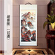
Chinese calligraphy and paintings, high-definition landscape paintings, vertical scrolls, hanging paintings, living room entrance hallway decoration landscape paintings, Hongyun Dangtou 16868cm scrolls