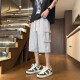 
Digada straight work cropped pants men's autumn 2024 new Japanese trendy versatile straight loose casual 7-point shorts GLYS-679 black 3XL (recommended 175-190Jin [Jin equals 0.5 kg])