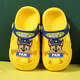 G.Duckkids Wangwang Team Pantoffeln Kindersandalen für Frauen 2023 neue Modejungen, kleine und mittelgroße Kinderbaby Weiche Bottom Beach Hole Schuhe Wangwang Team 2020 Sky Blue Perlen Innere Länge 14140 Geeignet für 22