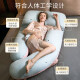 Jiayunbao Pregnant Women's Pillow U-shaped Pillow Waist Support Side Sleeping Pillow Belly Support Multifunctional Pregnant Women's Pillow Sleeping Artifact Blue Pink Beauty