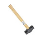 Deli octagonal hammer wooden handle large hammer blacksmith hammer stone hammer wall hammer woodworking home installation hand hammer 3 pounds DL5203
