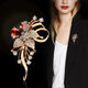 Wind Valley Bird Corsage Brooch 2024 New Fashion Accessories Feminine Luxurious Versatile Personality Exquisite Coat Pin 03