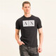 Armani / Axe T-shirt à manches à manches courtes à manches courtes à manches courtes courte 8nztck Z8H4Z RED 1463 L