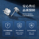 Zhen Shangyin [China Gold] Four-leaf clover silver earrings for women Mother's Day 520 Valentine's Day gift for birthday to girlfriend and wife