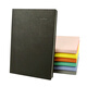 Befon A6 Notebook, Diario de trabajo y estudio, regalo del Día del Maestro, cuaderno de cuentas, suministros de oficinas comerciales, papelería, Libro de color de cuero PU, gris 9923