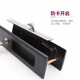 Huili custom-made gold sliding door lock wooden sliding door lock black handle kitchen door hook lock door handle gold with lock