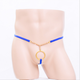 
Zou Runan underwear thong men's gay gay perverted low waist open stair concave and convex large bag transparent and sexy open red uniform size