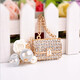 Shi Xiaohu creative key chain for women diamond inlaid handbag key ring bag hanging decoration car personalized key chain accessories birthday gift for lover wedding souvenir gift for customers