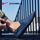 Huili official one-foot men's shoes summer soft sole mesh shoes men's old men's shoes casual shoes mesh breathable sports shoes men's blue mesh style [recommended color] 42