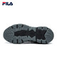 FILA 斐乐官方掠夺者跑步鞋春夏撞色男款休闲运动鞋 黑/中灰-BM 41