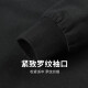 与狼共舞内里夹棉羊毛呢夹克男2024秋冬男士外套衣服金丝刺绣棒球服男13E 黑色-1372 2XL (185)