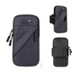 Miyi running mobile phone arm bag mobile phone bag sports fitness arm cover outdoor storage wrist bag wrist arm multi-function U upgraded multi-function model - gray