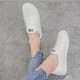 Chaussures en toile guerrière, chaussures blanches, chaussures pour hommes et femmes Nouvelles chaussures de chaussures paresseuses décontractées et polyvalentes décontractées
