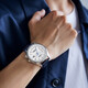 CITIZEN Eco-Drive Watch Men's Chibi Star Same Style Waterproof Business Watch Perpetual Calendar Men's Watch Birthday Gift CB0270-10A Perpetual Calendar + Cowhide Strap