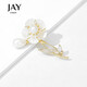 Jay hibiscus brooch, women's pin, suit accessories, birthday gift for elders, mother and mother-in-law