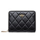 WILLIAMPOLO Emperor Paul Women's Card Pack Sheepskin 30 Card Position Anti-theft Brush Multifunctional Short Driver's License Pack Short Card Pack Black
