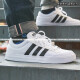 adidas阿迪达斯男鞋女鞋 NEO 潮流百搭舒适简约低帮网球运动休闲板鞋 情侣款 帆布面 白色AW3889 36码/3.5(UK)